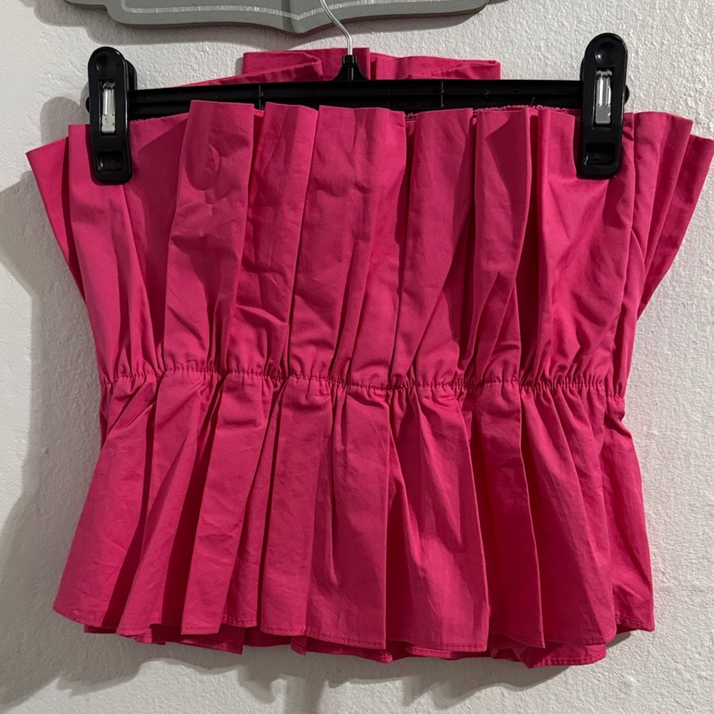 Do+Be Ruffled Strapless Top - Picture 2 of 4